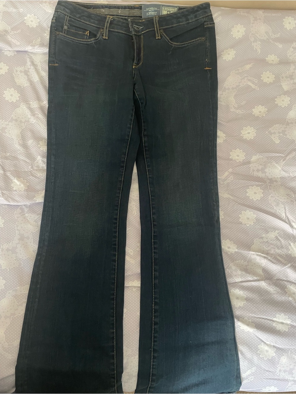 Converse One Star Dark Wash Women's Bootcut Jeans